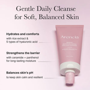 Rosehip Mild PH Balancing Rice Cake Cleanser 150g