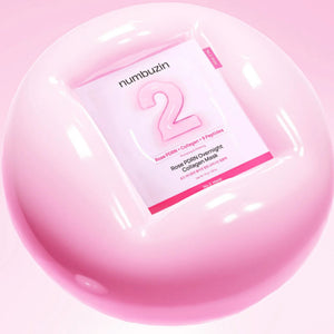 No.2 Rose PDRN Collagen Plumping Sheet Mask 4 masks