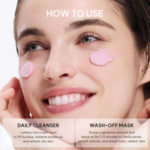 Fresh Rosehip Rice Mochi Cleanser 120g