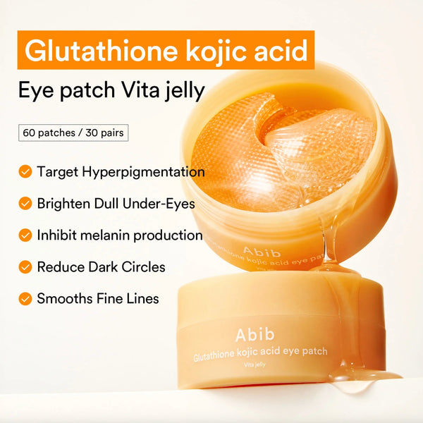Glutathione Kojic Acid Eye Patch Vita Jelly 60pcs