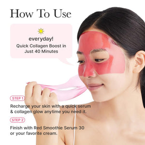 Red Collagen Pore-Tightening Jello Mask 4 masks