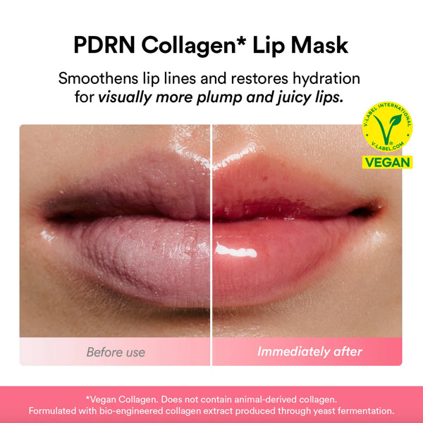 PDRN Vegan Collagen lip Mask Glazed Jelly 0.38oz.