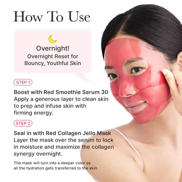 Red Collagen Pore-Tightening Jello Mask 4 masks