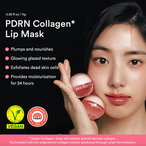 PDRN Vegan Collagen lip Mask Glazed Jelly 0.38oz.