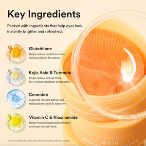 Glutathione Kojic Acid Eye Patch Vita Jelly 60pcs