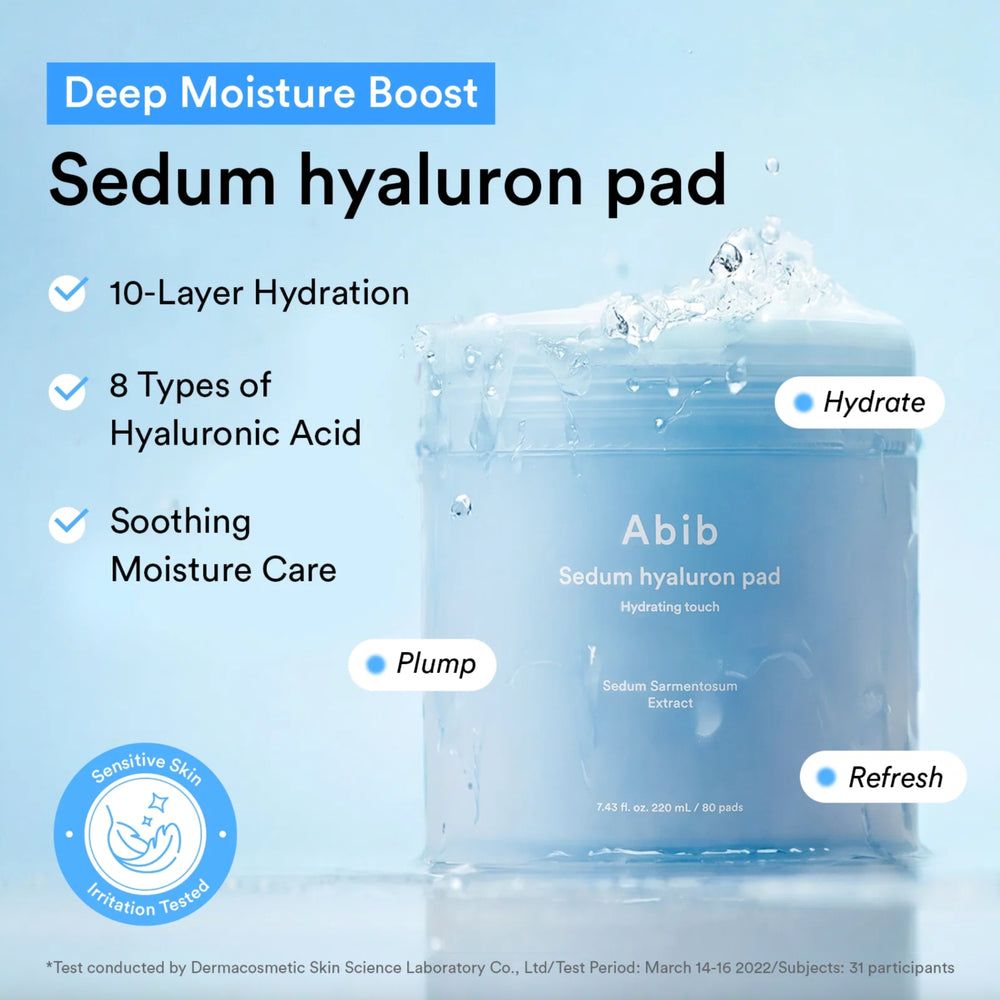 Sedum Hyaluron Pad Hydrating Touch 80 pads