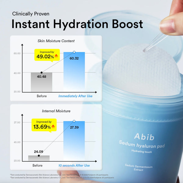Sedum Hyaluron Pad Hydrating Touch 80 pads
