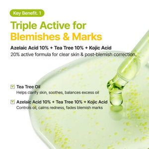 Azelaic Acid 10 Kojic Tea Tree Serum 30ml