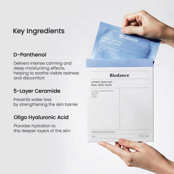 Hydro Cera-nol Real Deep Mask 4 masks