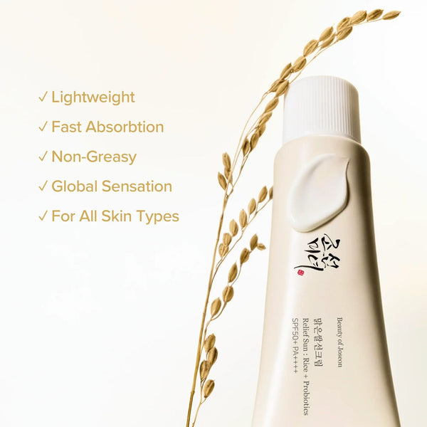 Relief Sun : Rice + Probiotics SPF50+ PA++++ 50ml