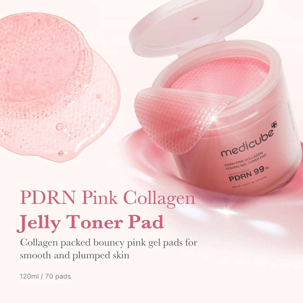PDRN Pink Collagen Gel Toner Pad 70 pads