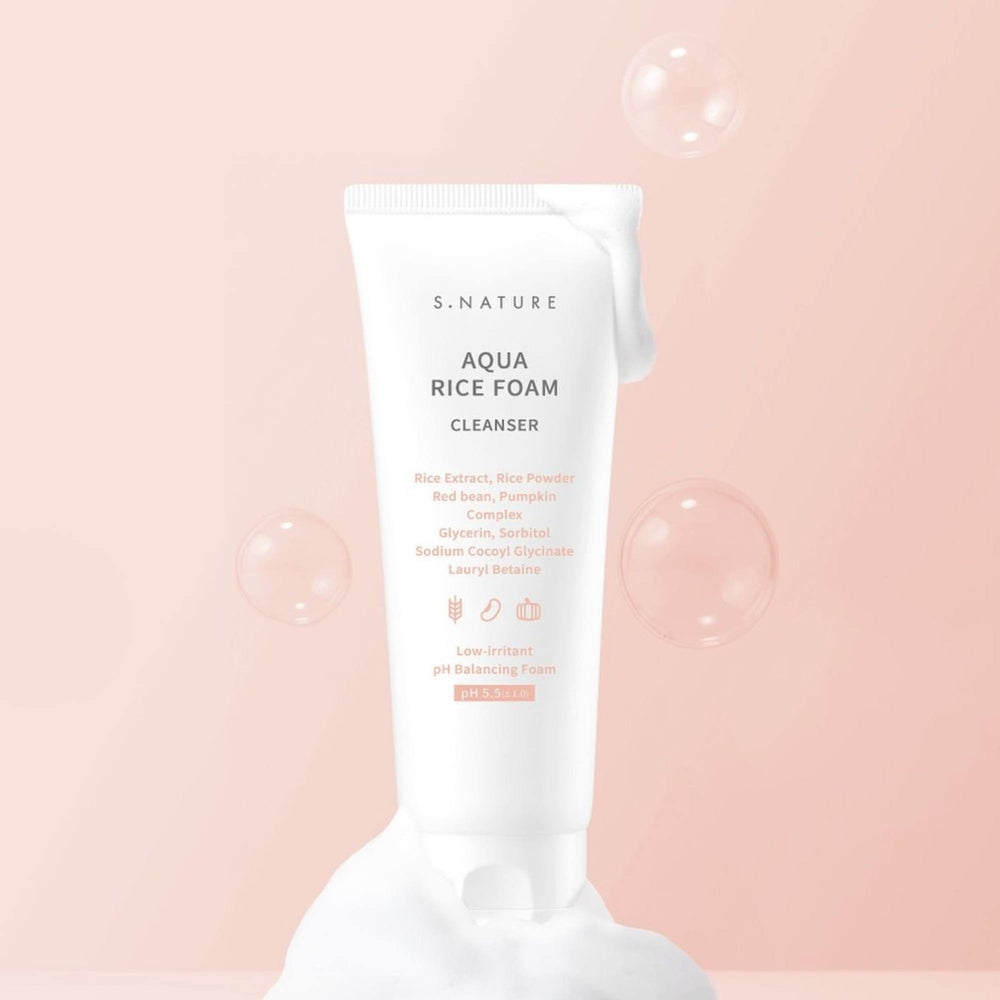 Aqua Rice Foam Cleanser 80ml