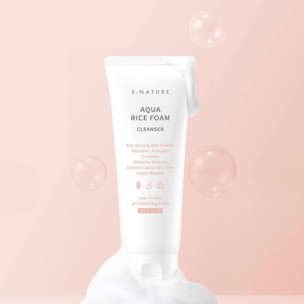 Aqua Rice Foam Cleanser 80ml