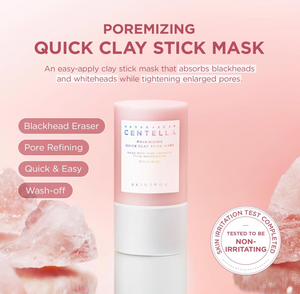 Madagascar Centella Poremizing Quick Clay Stick Mask 27g