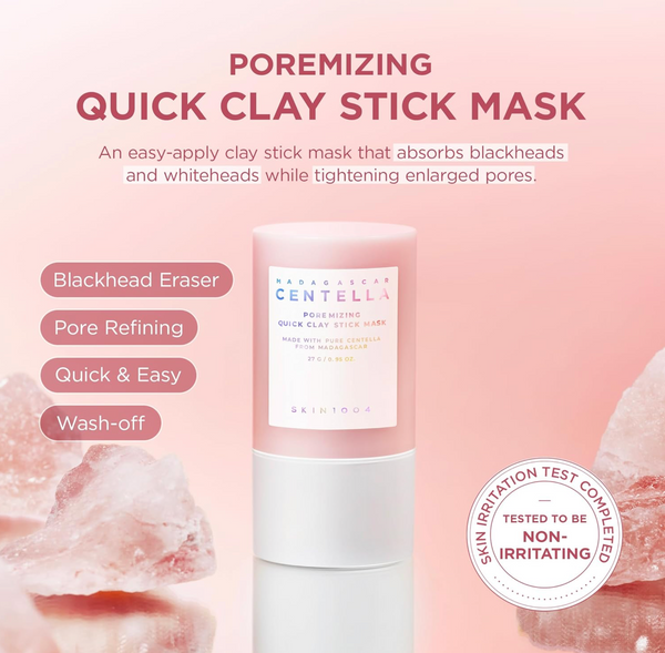 Madagascar Centella Poremizing Quick Clay Stick Mask 27g