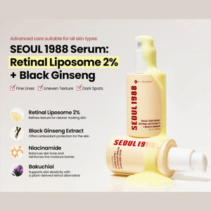 SEOUL 1988 Serum : Retinal Liposome 2% + Black Ginseng 30ml